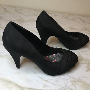 Rocketdog black twist high heels